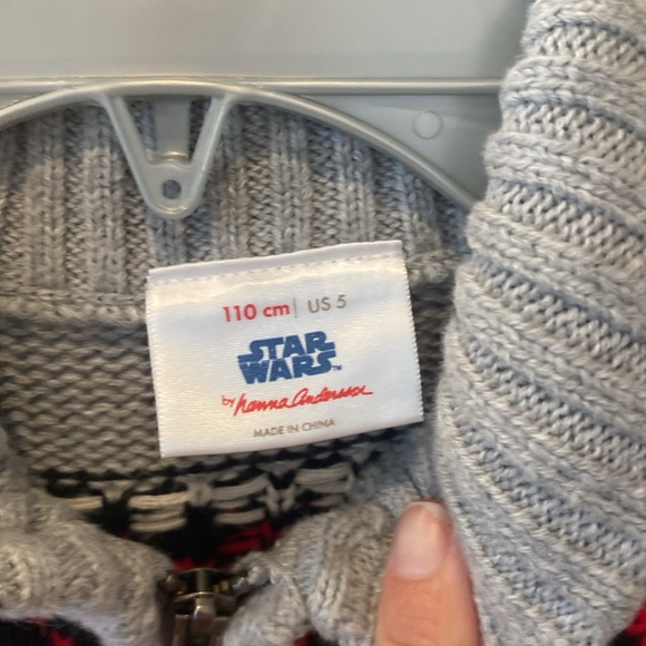 Hanna Andersson Star Wars Zip-front Cardigan - Picture 3 of 4